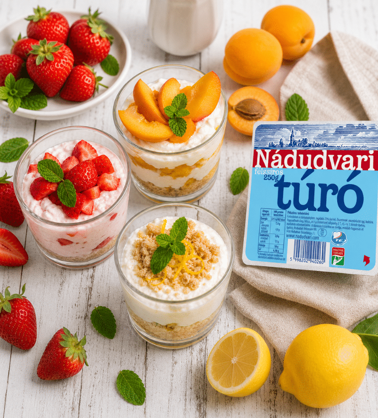3 gyors, könnyű túródesszert